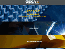 Tablet Screenshot of geka-group.es